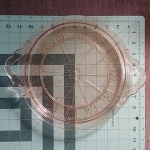 Pink Doric Tray with Handles